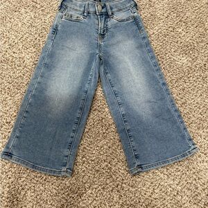 Toddler Blue Wide-Leg Jeans